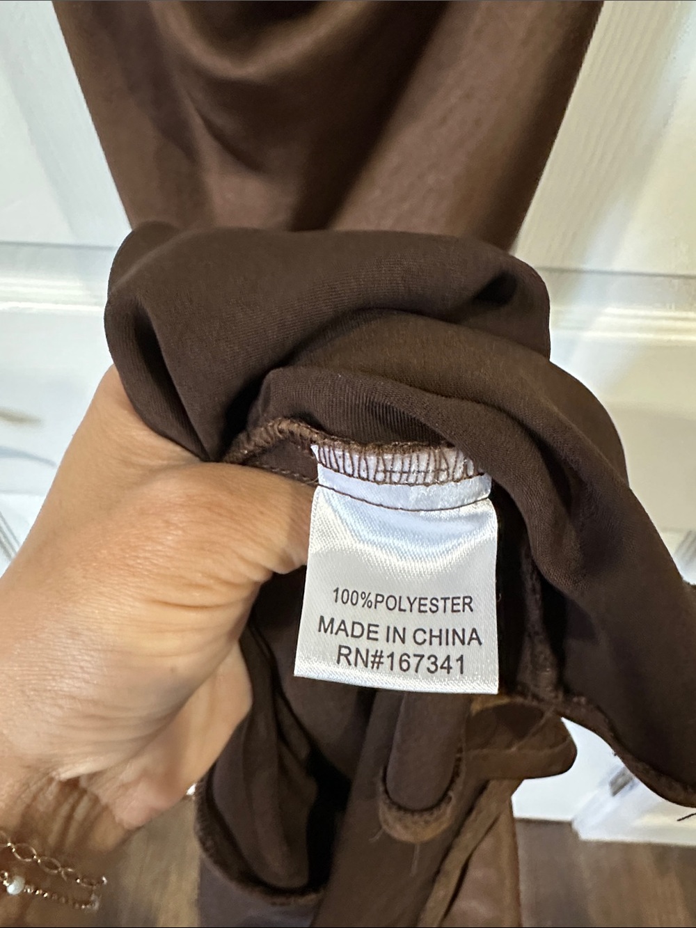 Hello Molly Chocolate Cowl Neck Maxi Slip Dress - Picture 4 of 8